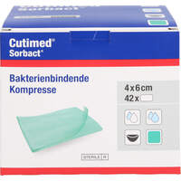 CUTIMED Sorbact Kompressen 4x6 cm, 42 Stk., Tora Pharma GmbH
