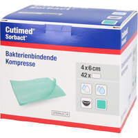 CUTIMED Sorbact Kompressen 4x6 cm, 42 Stk., Tora Pharma GmbH