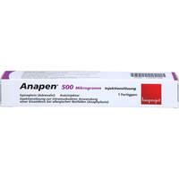Anapen 500 ug Injektionslösung Autoinjektor, 1 st, Bioprojet Pharma