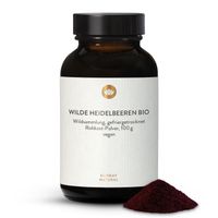 WILDE HEIDELBEEREN Bio Pulver, 100 g, Sunday Natural Products GmbH