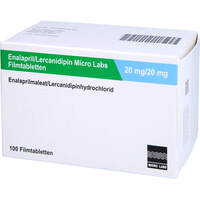 Enalapril/Lercanidipin Micro Labs 20 mg/20 mg, 100 Stk., Micro Labs GmbH
