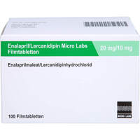 Enalapril/Lercanidipin Micro Labs 20 mg/10 mg, 100 st, Micro Labs GmbH