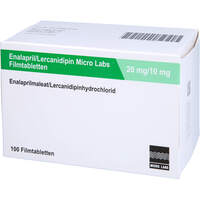 Enalapril/Lercanidipin Micro Labs 20 mg/10 mg, 100 st, Micro Labs GmbH