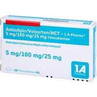 Amlodipin/Valsartan/HCT-1A Pharma 5mg/160mg/25mg, 28 st, 1 A Pharma GmbH