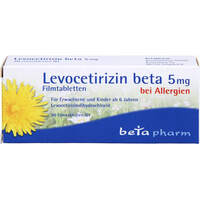 Levocetirizin beta 5mg Filmtabletten, 20 Stk., betapharm Arzneimittel GmbH