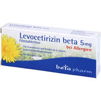 Levocetirizin beta 5mg Filmtabletten, 20 Stk., betapharm Arzneimittel GmbH