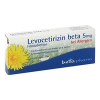 Levocetirizin beta 5mg Filmtabletten, 20 Stk., betapharm Arzneimittel GmbH