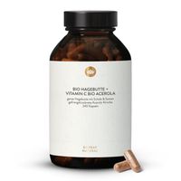 BIO HAGEBUTTE+Vitamin C Bio Acerola Kapseln, 240 st, Sunday Natural Products GmbH