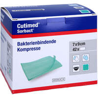 CUTIMED Sorbact Kompressen 7x9 cm, 42 st, 1001 Artikel Medical GmbH