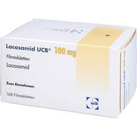 Lacosamid UCB 100 mg Filmtabletten, 168 st, UCB Pharma GmbH