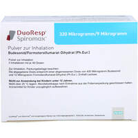 DuoResp Spiromax 320ug/9ug/Dosis Inh.-Plv. 3x60ED, 3 st, Docpharm GmbH