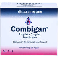 COMBIGAN 2 mg/ml + 5 mg/ml Augentropfen, 3x5 ml, 1 0 1 Carefarm GmbH