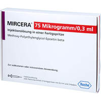 MIRCERA 75 Mikrogramm/0.3 ml Inj.-Lsg.i.e.F.-Sp., 3 st, 1 0 1 Carefarm GmbH