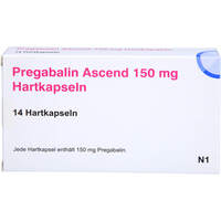 Pregabalin Ascend 150 mg Hartkapseln, 14 Stk., Ascend GmbH