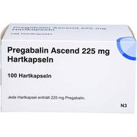 Pregabalin Ascend 225 mg Hartkapseln, 100 Stk., Ascend GmbH