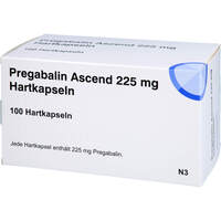 Pregabalin Ascend 225 mg Hartkapseln, 100 Stk., Ascend GmbH