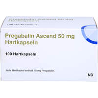 Pregabalin Ascend 50mg Hartkapseln, 100 st, Ascend GmbH