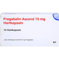 Pregabalin Ascend 75 mg Hartkapseln, 14 Stk., Ascend GmbH