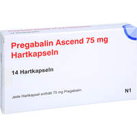 Pregabalin Ascend 75 mg Hartkapseln, 14 Stk., Ascend GmbH