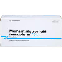 Memantinhydrochlorid-neuraxpharm 15 mg Filmtabl., 100 st, neuraxpharm Arzneimittel GmbH