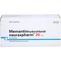 Memantinhydrochlorid-neuraxpharm 20 mg Filmtabl., 100 st, neuraxpharm Arzneimittel GmbH