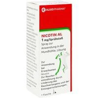 Nicotin AL 1mg/Sprühstoß Spray z.An.i.d.Mundhö Lsg, 1 Stück, Aliud Pharma GmbH