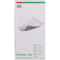 VLIWAKTIV AG AKTIVKOHLE SAUGKOMP.M.SILBER 10X20CM, 10 st, B2b Medical GmbH