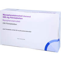 Mycophenolatmofetil Ascend 500 mg Filmtabletten, 250 st, Ascend GmbH