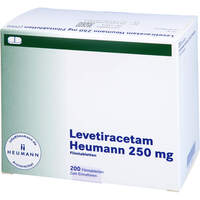 Levetiracetam Heumann 250 mg Filmtabl., 200 st, Heumann Pharma GmbH & Co. Generica KG