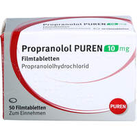 Propranolol PUREN 10 mg Filmtabletten, 50 Stk., PUREN Pharma GmbH & Co. KG