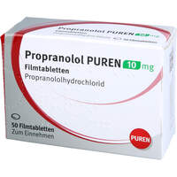 Propranolol PUREN 10 mg Filmtabletten, 50 Stk., PUREN Pharma GmbH & Co. KG