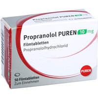 Propranolol PUREN 10 mg Filmtabletten, 50 Stk., PUREN Pharma GmbH & Co. KG