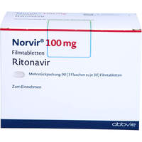 NORVIR 100 mg Filmtabletten, 90 st, Fd Pharma GmbH