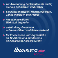 IbuARISTO akut 400 mg Ibuprofen Filmtabletten, 50 st, Aristo Pharma GmbH