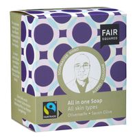 FAIR SQUARED All-in-one Soap Olive, 2x80 g, ecoaction GmbH