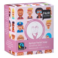 FAIR SQUARED Gesichtsseife Apricot Sensitive, 2x80 g, Ecoaction GmbH
