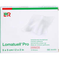 LOMATUELL Pro 5x5 cm steril, 10 Stk., C P C medical GmbH & Co. KG