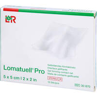 LOMATUELL Pro 5x5 cm steril, 10 Stk., C P C medical GmbH & Co. KG