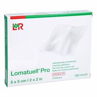 LOMATUELL Pro 5x5 cm steril, 10 Stk., C P C medical GmbH & Co. KG