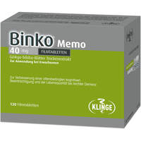 Binko Memo 40 mg Filmtabletten, 120 Stk., Klinge Pharma GmbH