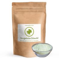 ANORGANISCHER Schwefel 99,9% Ph.Eur.5x500 g Pulver, 2500 g, vitalundfitmit100 GmbH