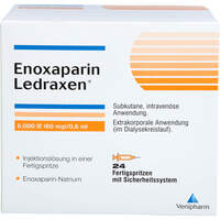 Enoxaparin Ledraxen 6.000 IE (60mg)/0.6ml F.Sp., 24 Stk., Venipharm GmbH