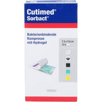 CUTIMED SORBACT GEL KOMPRESSEN 7.5X15 CM, 12 Stk., Avitamed GmbH