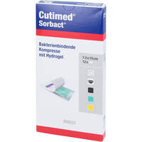 CUTIMED SORBACT GEL KOMPRESSEN 7.5X15 CM, 12 Stk., Avitamed GmbH