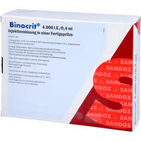 Binocrit 4.000 I.E./0.4 ml Inj.-Lsg.i.e.Fertigspr., 6x0.4 ml, Emra-Med Arzneimittel GmbH