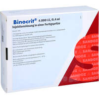 Binocrit 4.000 I.E./0.4 ml Inj.-Lsg.i.e.Fertigspr., 6x0.4 ml, Emra-Med Arzneimittel GmbH