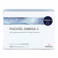 Fischöl Omega 3, 120 Stk., Medicom Pharma GmbH