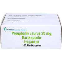 Pregabalin Laurus 25 mg Hartkapseln, 100 st, Laurus Generics GmbH