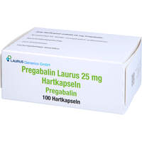 Pregabalin Laurus 25 mg Hartkapseln, 100 st, Laurus Generics GmbH