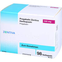 Pregabalin Zentiva 150 mg Hartkapseln, 98 st, Zentiva Pharma GmbH